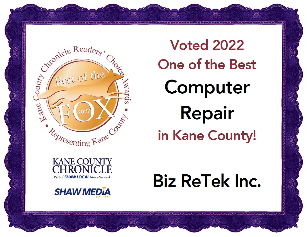 bizretek Award Biz ReTek 2022 voted best