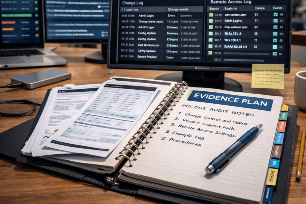 PCI compliance documentation and logs used in PCI DSS 4 checklist for small business audit preparation